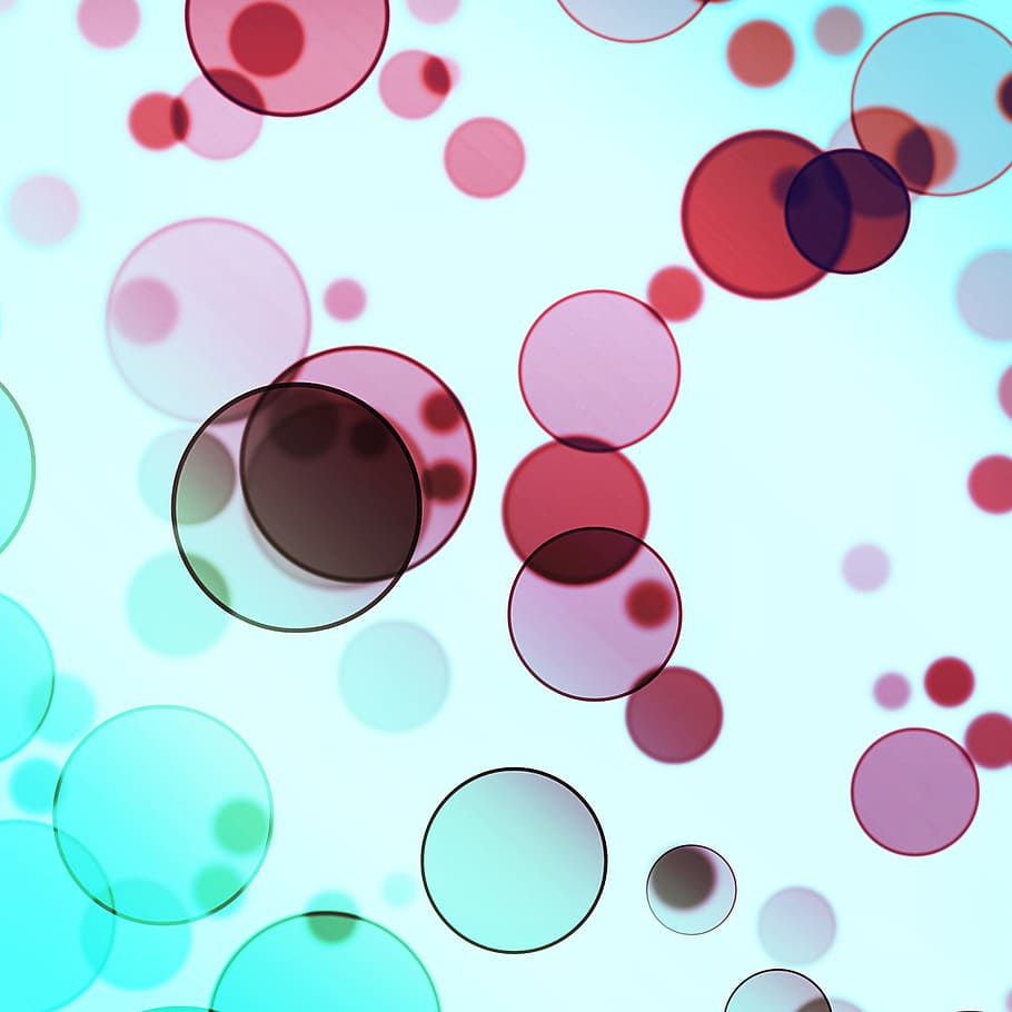 abstract, blue, background, bright, bubbles, circle, circles HD wallpaper