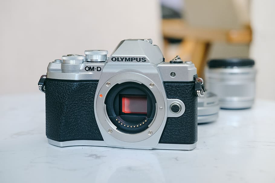 camera, electronics, digital camera, grey, strap, video camera HD wallpaper