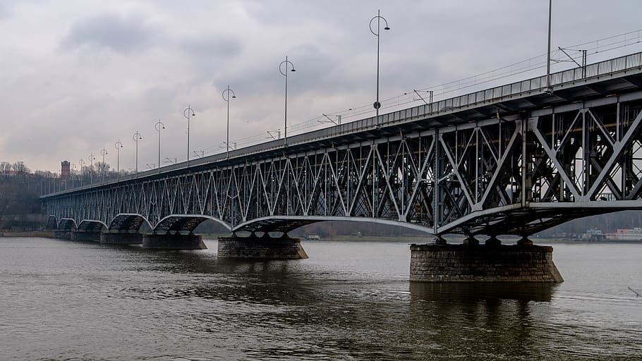Closeup Photo of Concrete Bridge, architecture, clouds, daylight HD wallpaper