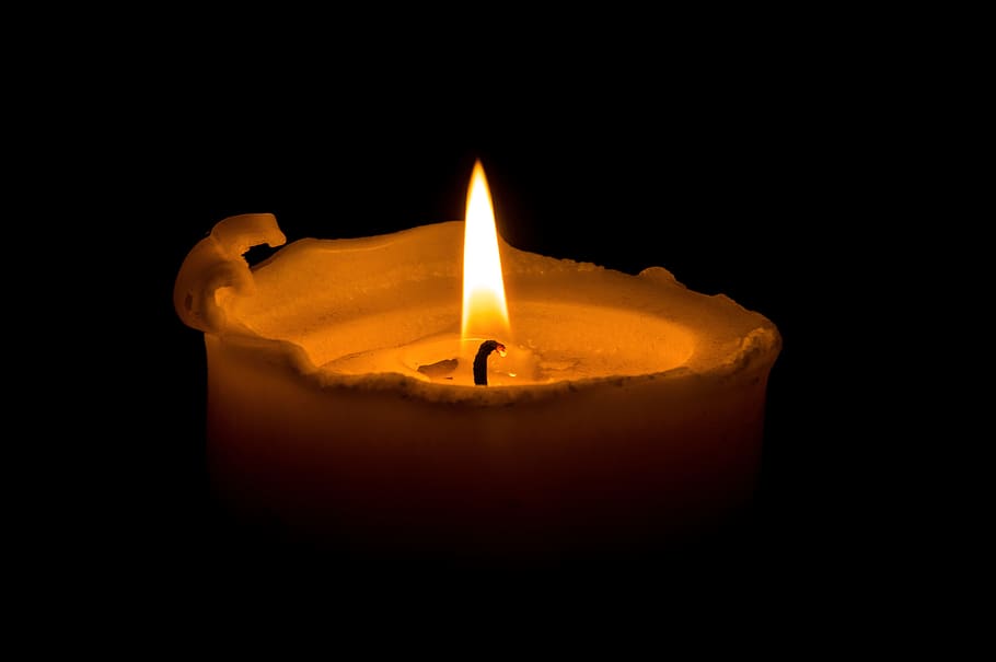 candle, fire, flame, burning, heat - temperature, fire - natural phenomenon HD wallpaper