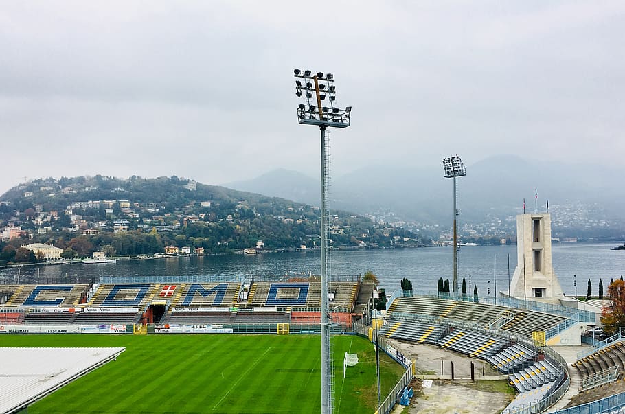 football stadium during daytime, building, field, arena, italy