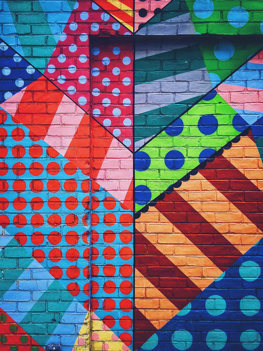 color, building, wall, wallpaper, urban, city, streetart, multi colored HD wallpaper