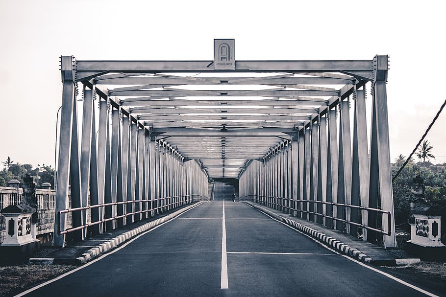 bridge, street, the way forward, direction, transportation HD wallpaper