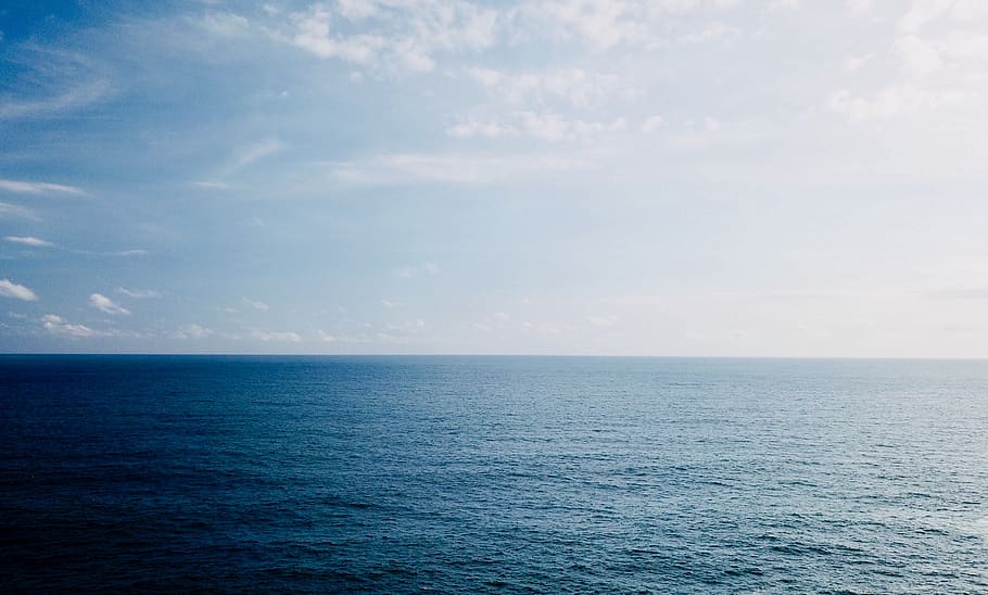 Ocean during Day, cloudiness, clouds, cloudscape, daylight, environment HD wallpaper