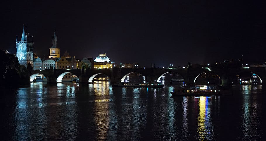 charles bridge, czech, prague, wallpaper, europe, travel, trip HD wallpaper