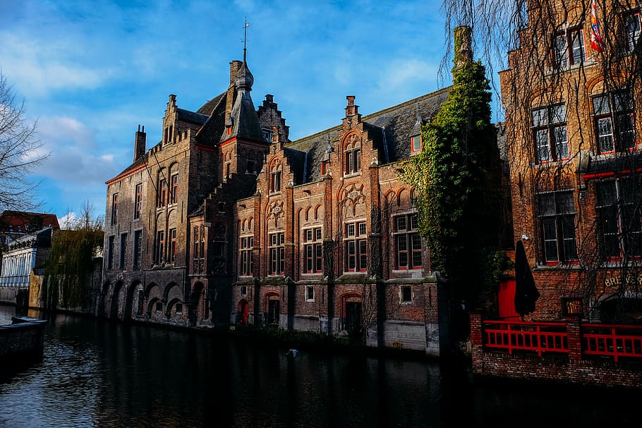 belgium, bruges, architecture, built structure, building exterior HD wallpaper