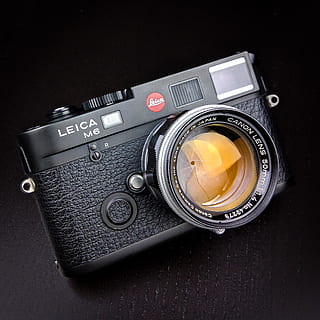 black Leica M6 camera, electronics, digital camera, krautgartengasse 5 HD wallpaper