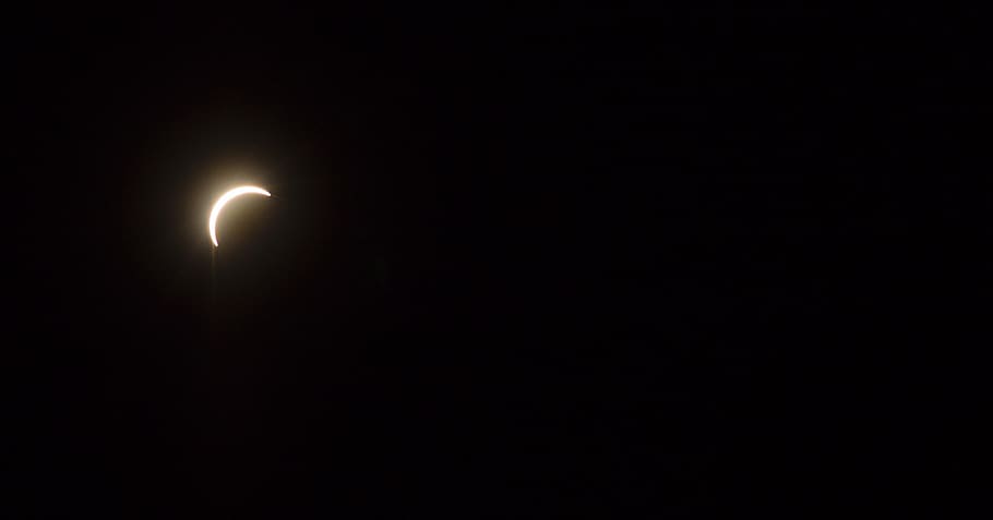 united states, bozeman, eclipse, solar eclipse, montana, night HD wallpaper