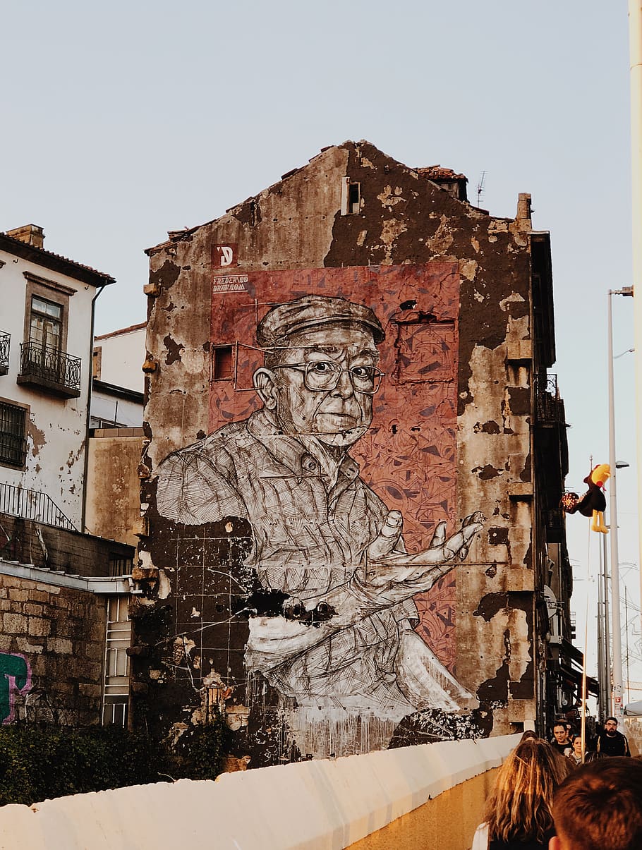 Man-printed Wall, ancient, architecture, art, building, daylight HD wallpaper