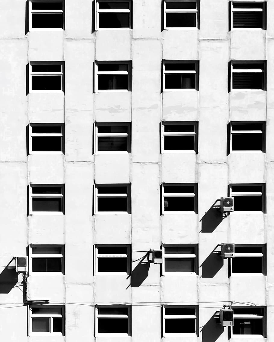 white concrete building, minsk, poster, collage, urban, city HD wallpaper