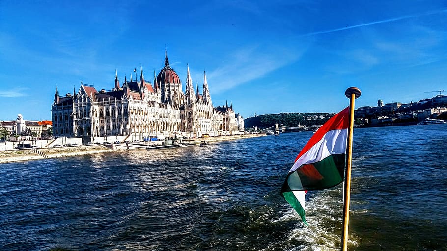hungary, budapest, bridge, monument, water, palace, wallpaper HD wallpaper
