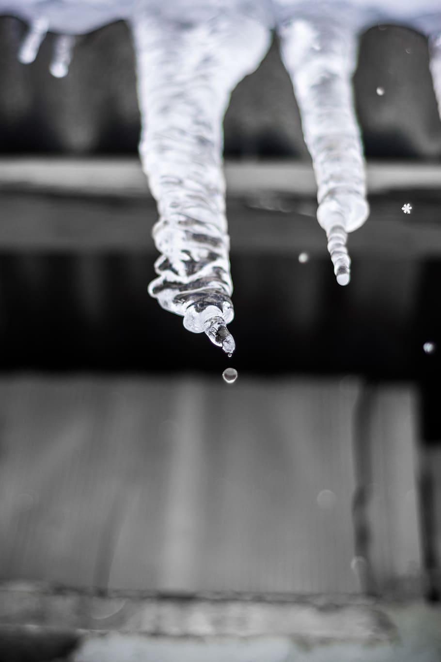 azerbaijan, quba, snow, water, drop, cold, travel, icicle, white, HD wallpaper