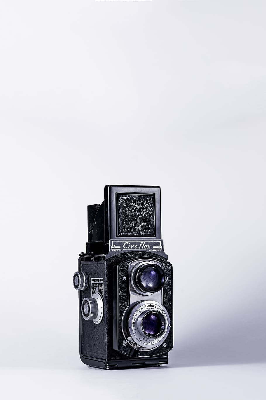 black and gray camera on white surface, electronics, digital camera HD wallpaper