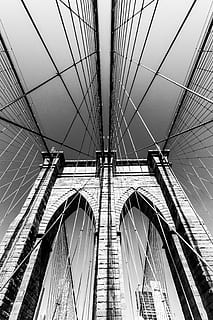 building, bridge, arch, arched, usa, new york city, steeple HD wallpaper