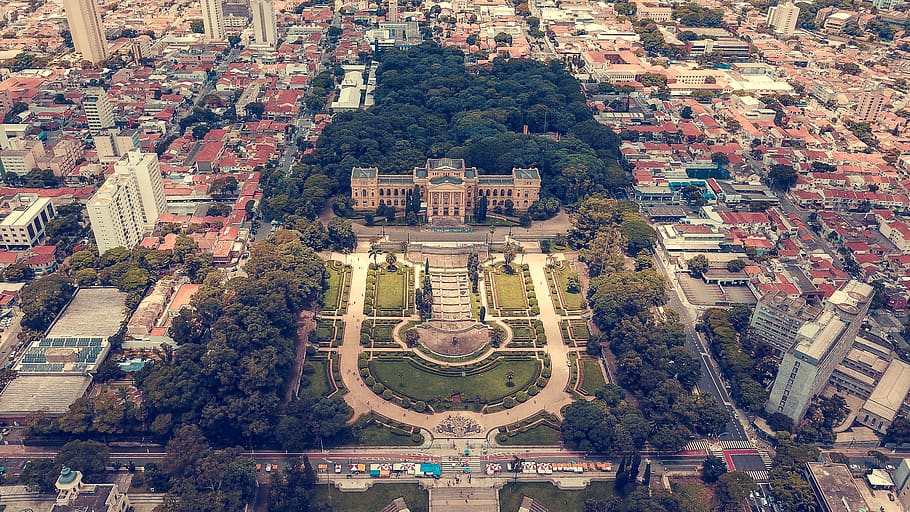 Hd Wallpaper Nature Outdoors Landscape Scenery Aerial View Brazil Vila Monumento Wallpaper Flare