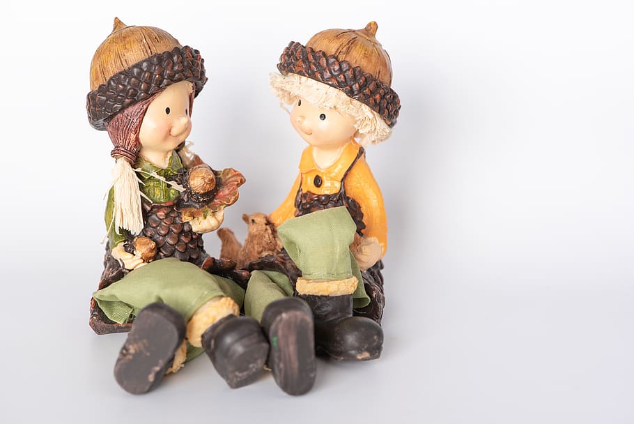 imp, dwarfs, deco, autumn, decoration, autumn decoration, figure HD wallpaper