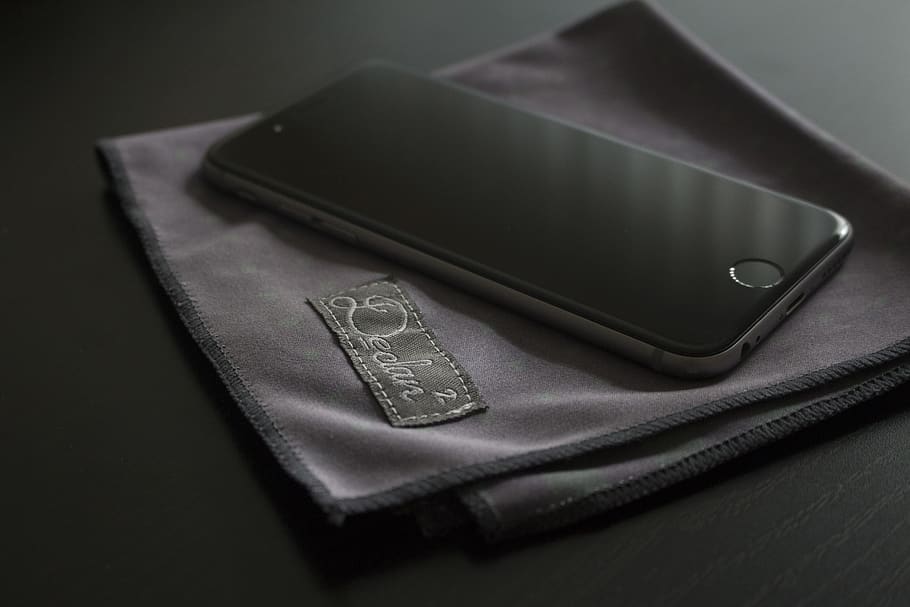 iphone, black, gray, space gray, declan, handkerchief, rag HD wallpaper