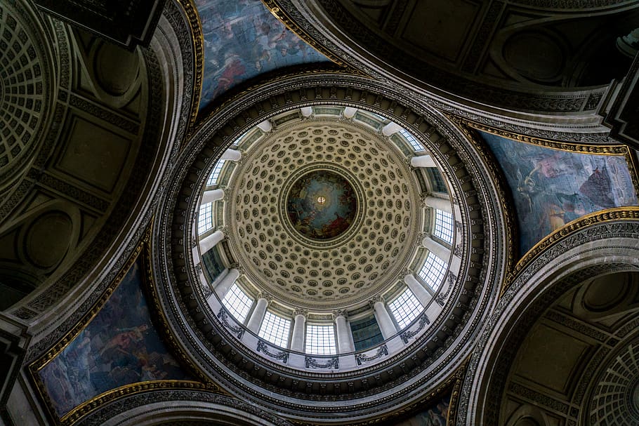 architecture, religion, low angle view, built structure, belief HD wallpaper