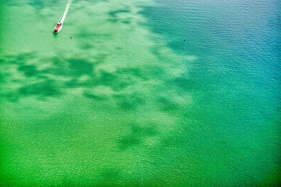 ship, ocean, green sea, water, day, sport, nature, leisure activity HD wallpaper