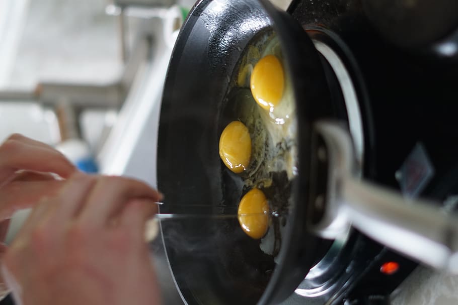 organic, fresh eggs, cooking, breakfast, human hand, human body part HD wallpaper