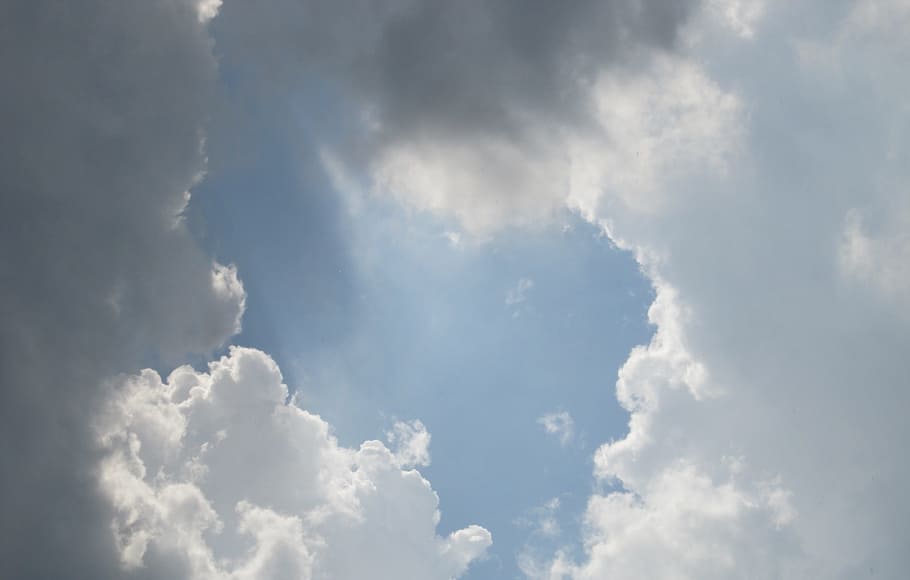 cloud, sky, cloudy, nature, high, cloud - sky, cloudscape, backgrounds HD wallpaper