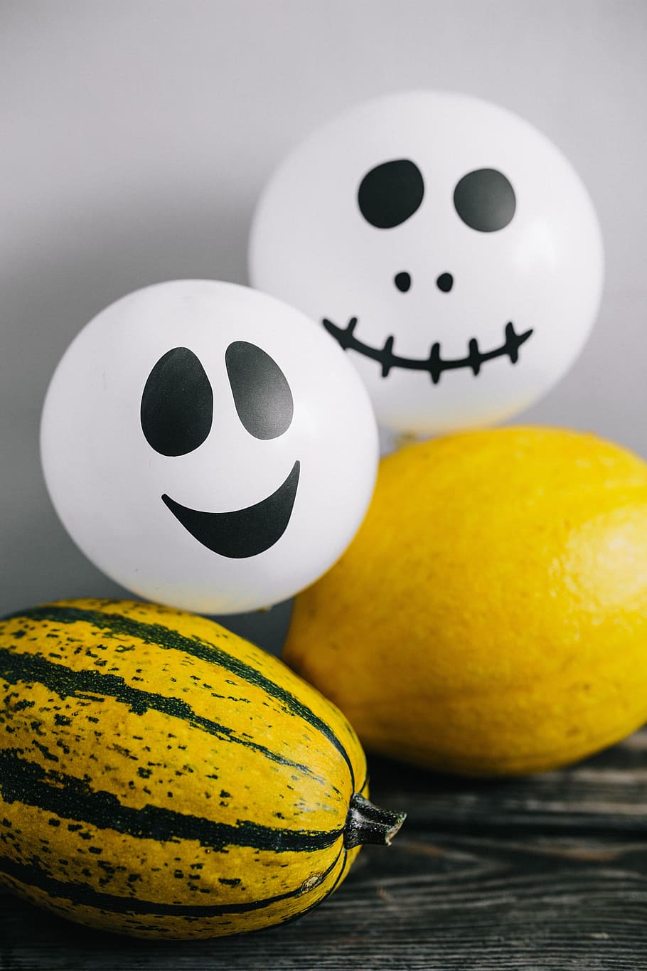Pumpkins & Halloween, vegetables, autumn, fall, funny, ghosts HD wallpaper