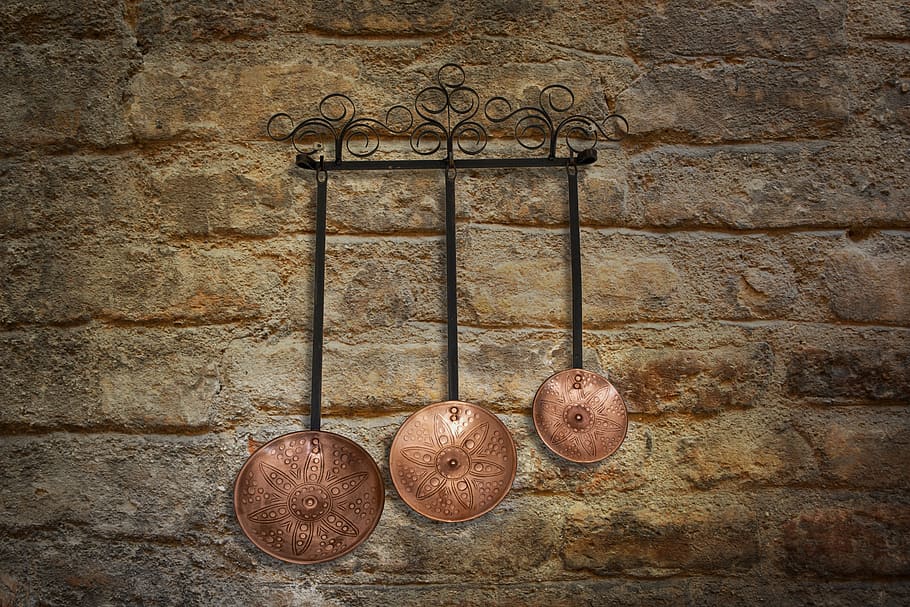 kitchen, old, vintage, retro, utensil, architecture, wall - building feature HD wallpaper