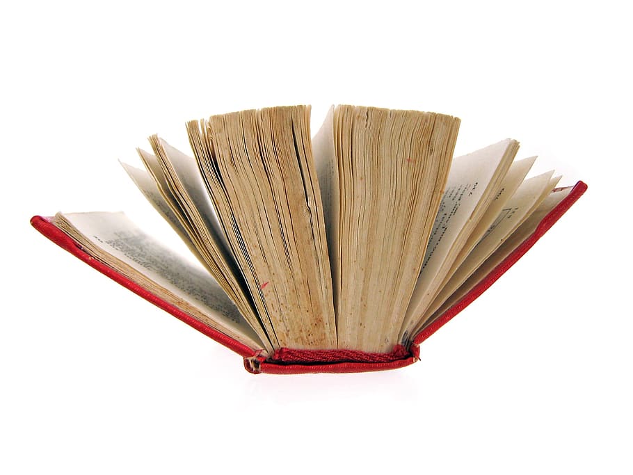 book, open, school, old, literature, isolated, page, aged, white HD wallpaper