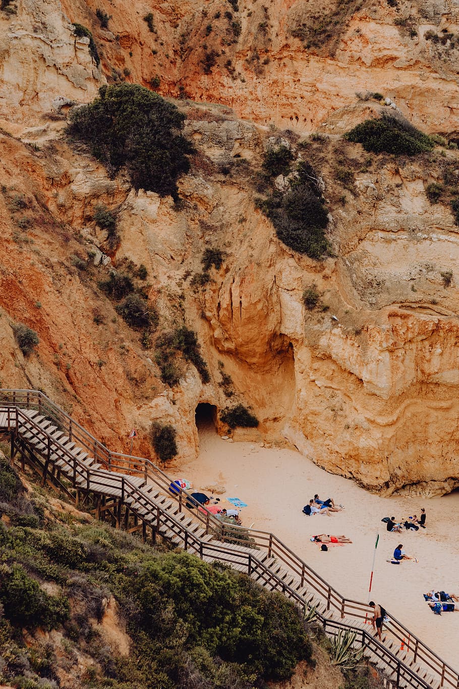 Camilo beach (Praia do Camilo) in Lagos, Algarve, Portugal, ocean, HD wallpaper