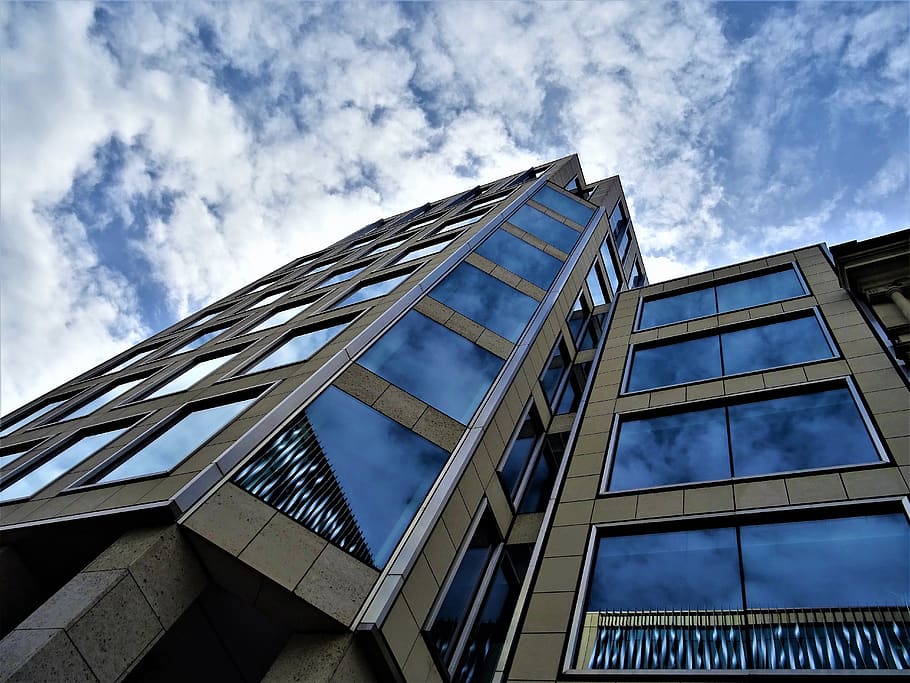 Low Angle Photo of High-rise Building, architectural design, architecture HD wallpaper