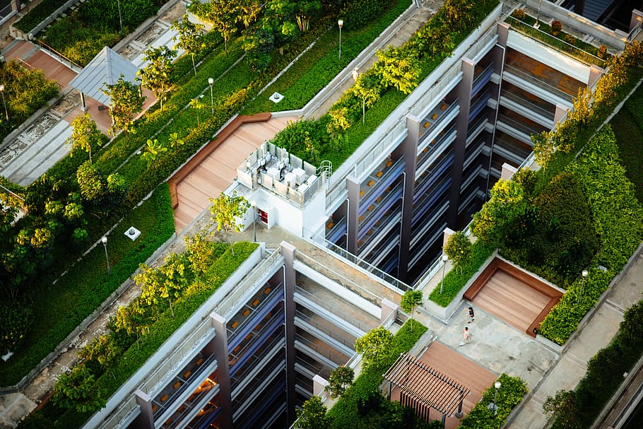 building scale model, building exterior, architecture, built structure HD wallpaper
