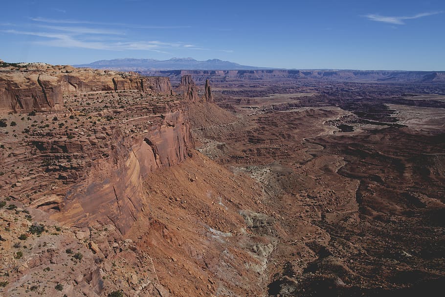 rock formation, canyon, mountain, tree, horizon, scenics - nature HD wallpaper
