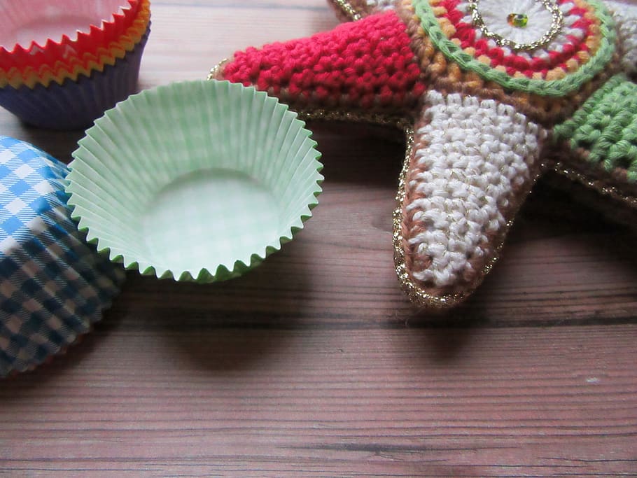 baking, cake, flare, star, knitted, hobby, handmade, hook, creativity HD wallpaper