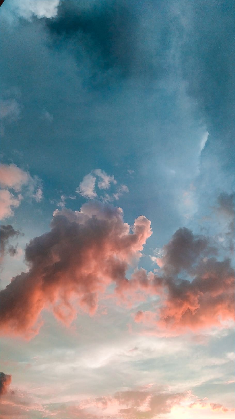 white clouds during daytime, cloud - sky, beauty in nature, sunset HD wallpaper
