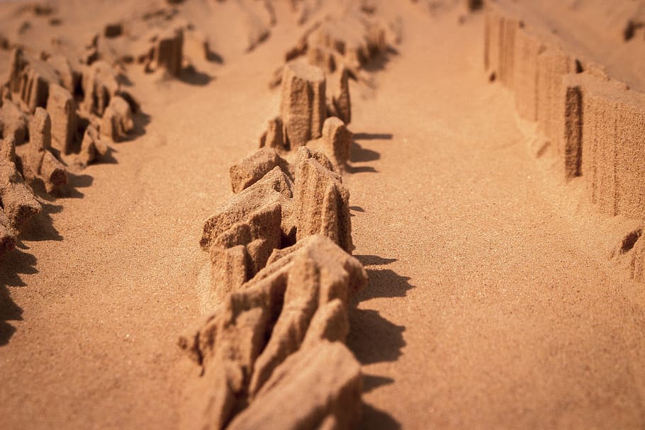 sand, outdoors, soil, denmark, rock, coast, beach, structure HD wallpaper