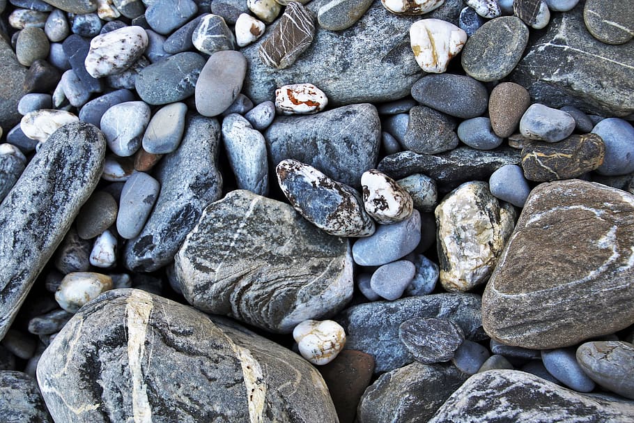 the stones, gray, rough, shape, granite, the structure of the HD wallpaper