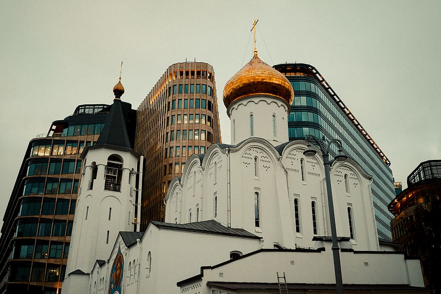 russia, moscow, building exterior, architecture, built structure HD wallpaper