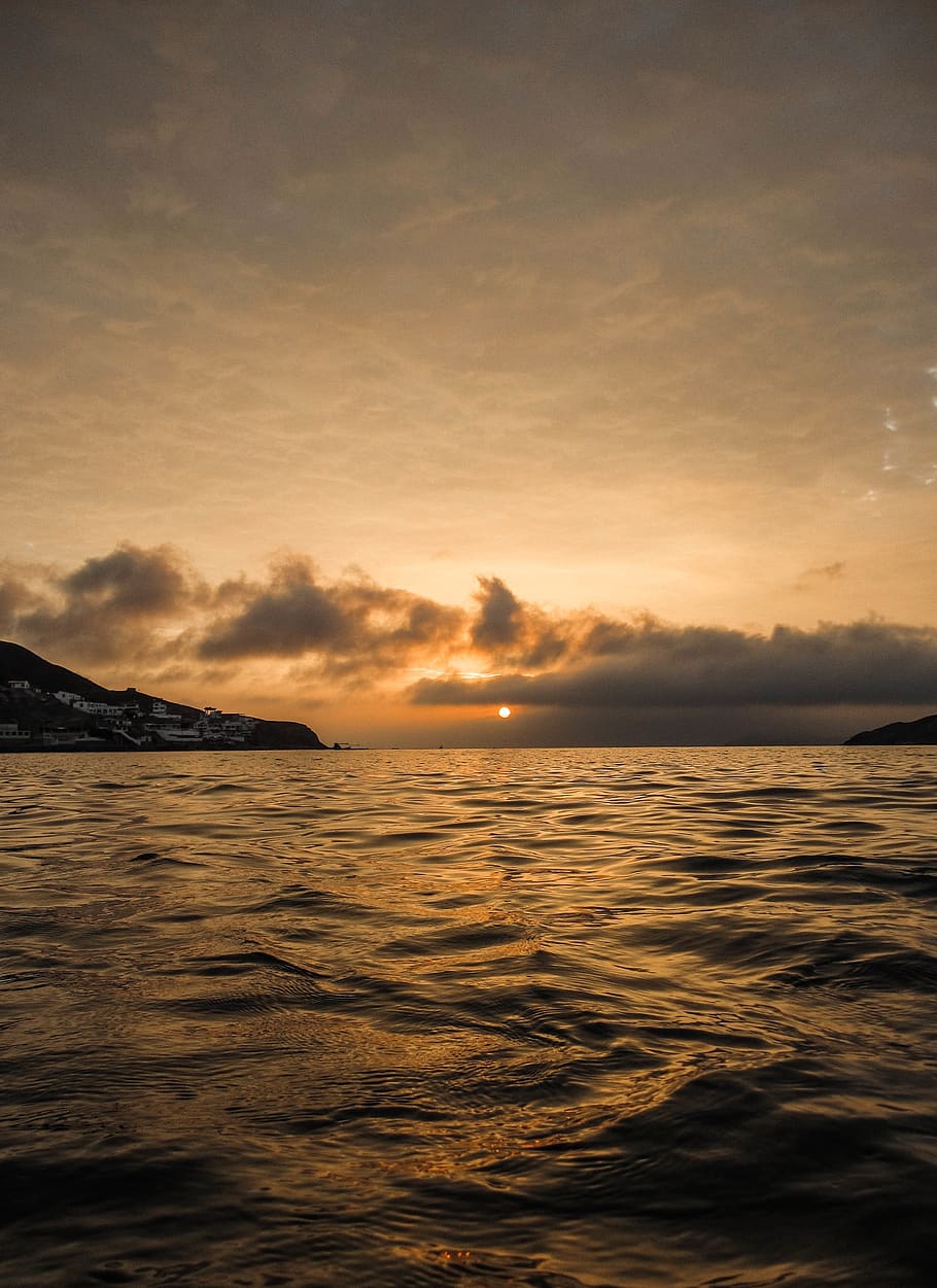 peru, tortuga, tortugas, sky, sunset, water, scenics - nature HD wallpaper