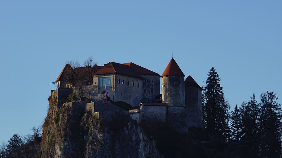 slovenia, bled, architecture, built structure, sky, building exterior HD wallpaper