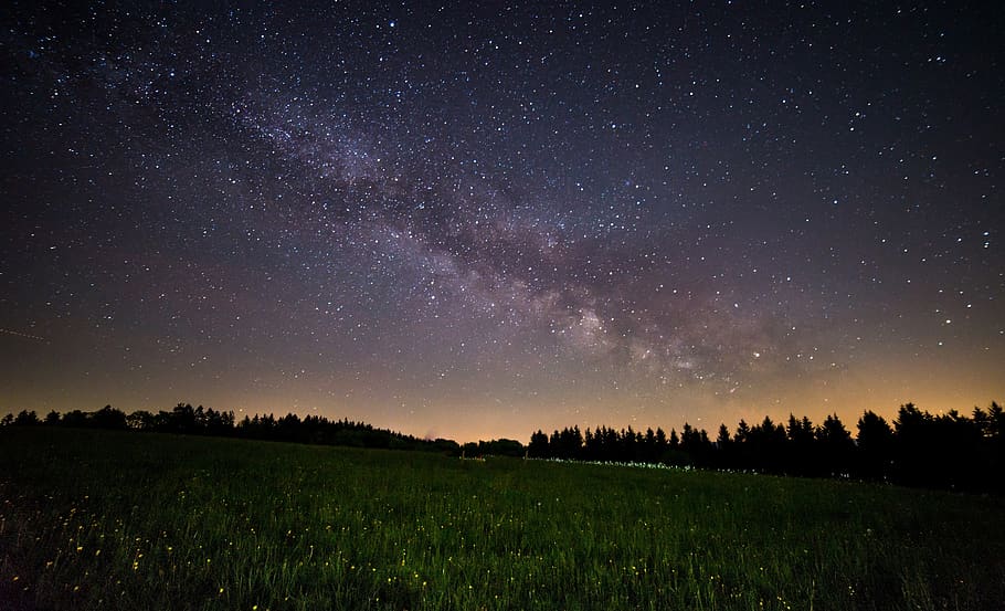 Milky Way Galaxy, astronomy, constellation, cosmos, dark, field HD wallpaper