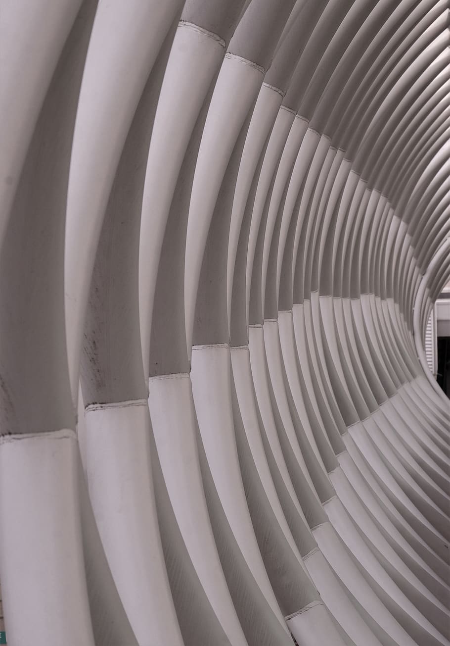 architecture, building, staircase, off pattern, spiral, window HD wallpaper