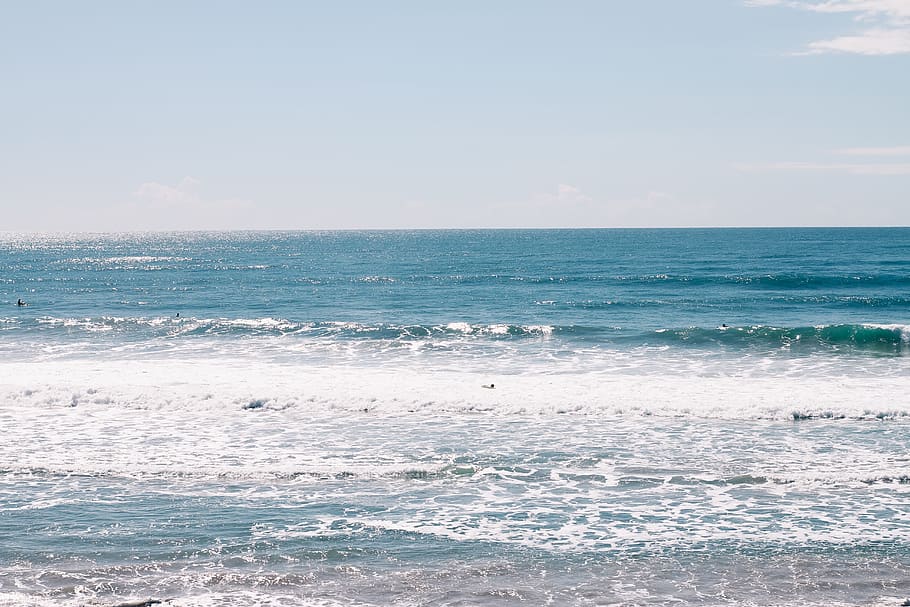 seawaves, ocean, water, nature, outdoors, leisure activities HD wallpaper
