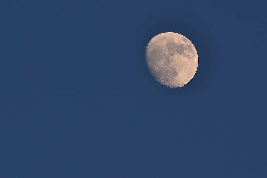 moon, increasingly, astronomy, sky, space, night, clear sky HD wallpaper