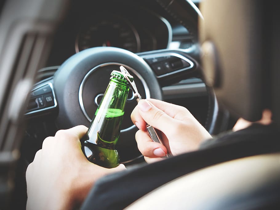 Person Opening Bottle on Car, alcohol, automotive, beer, blur