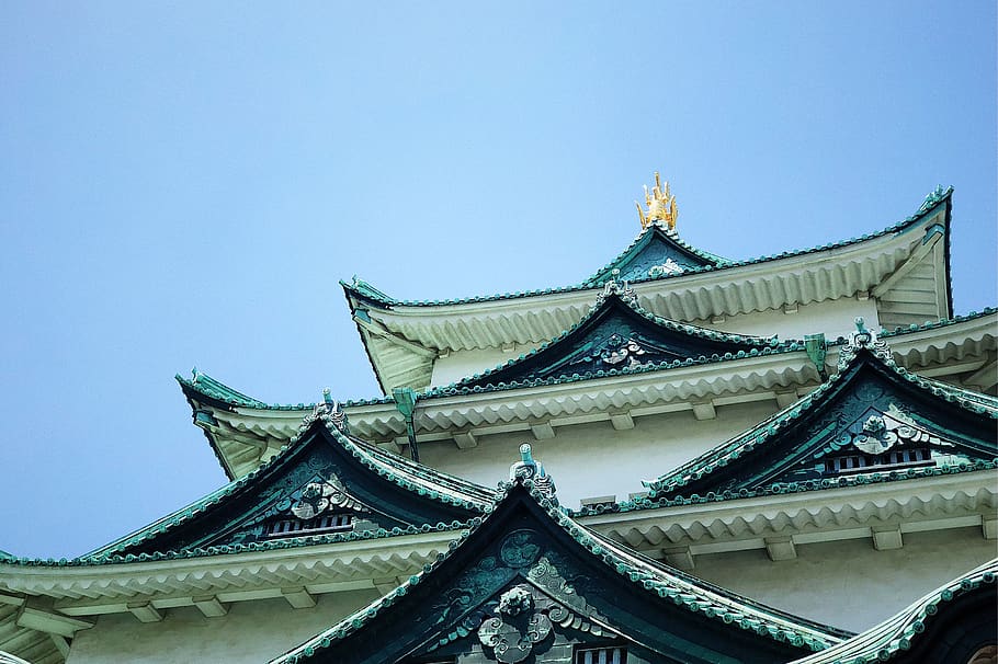japan, nagoya-shi, japanese, temple, architecture, edo, built structure, HD wallpaper
