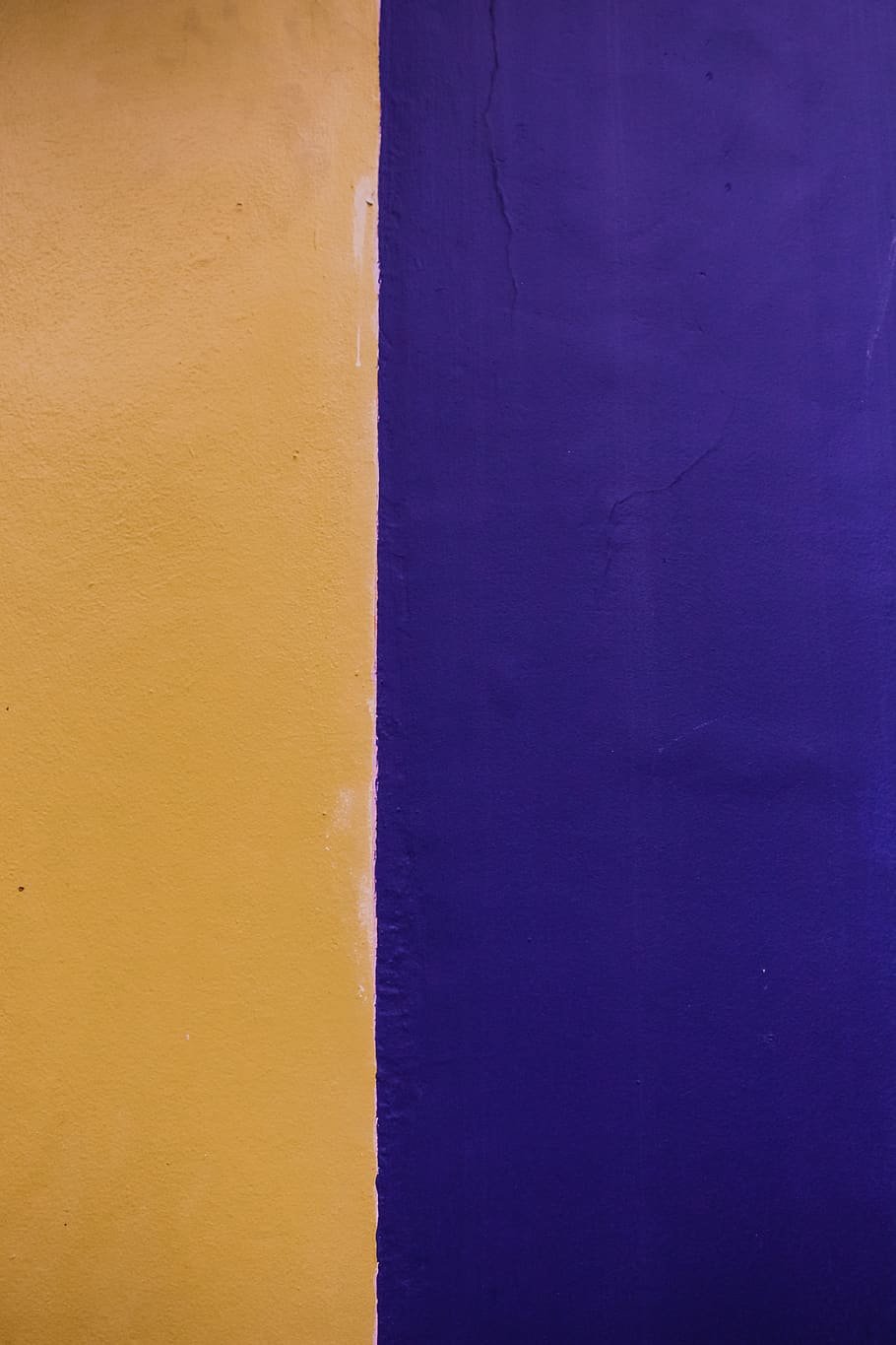 wall - building feature, built structure, blue, yellow, architecture HD wallpaper