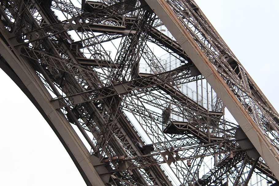construction, building, window, architecture, effeil tower HD wallpaper