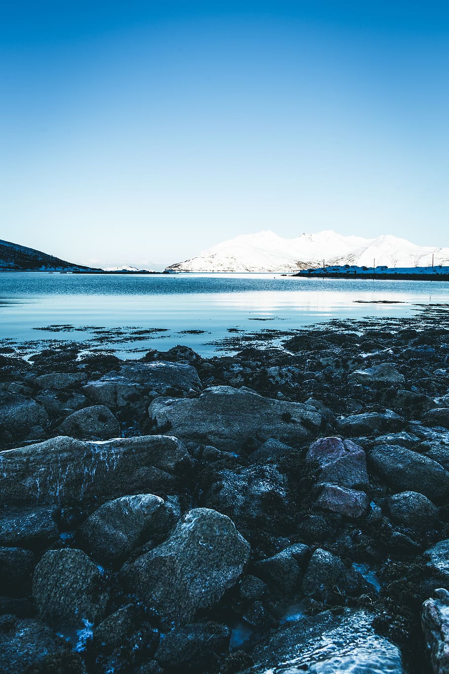 Icy mountain. Icy Mountain Water.