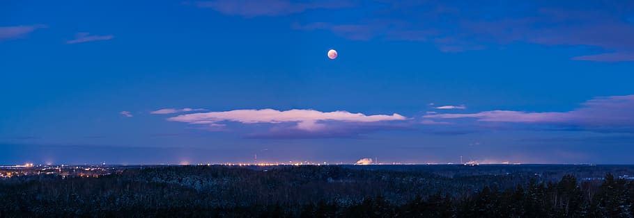 nature, outdoors, moon, night, universe, outer space, astronomy HD wallpaper