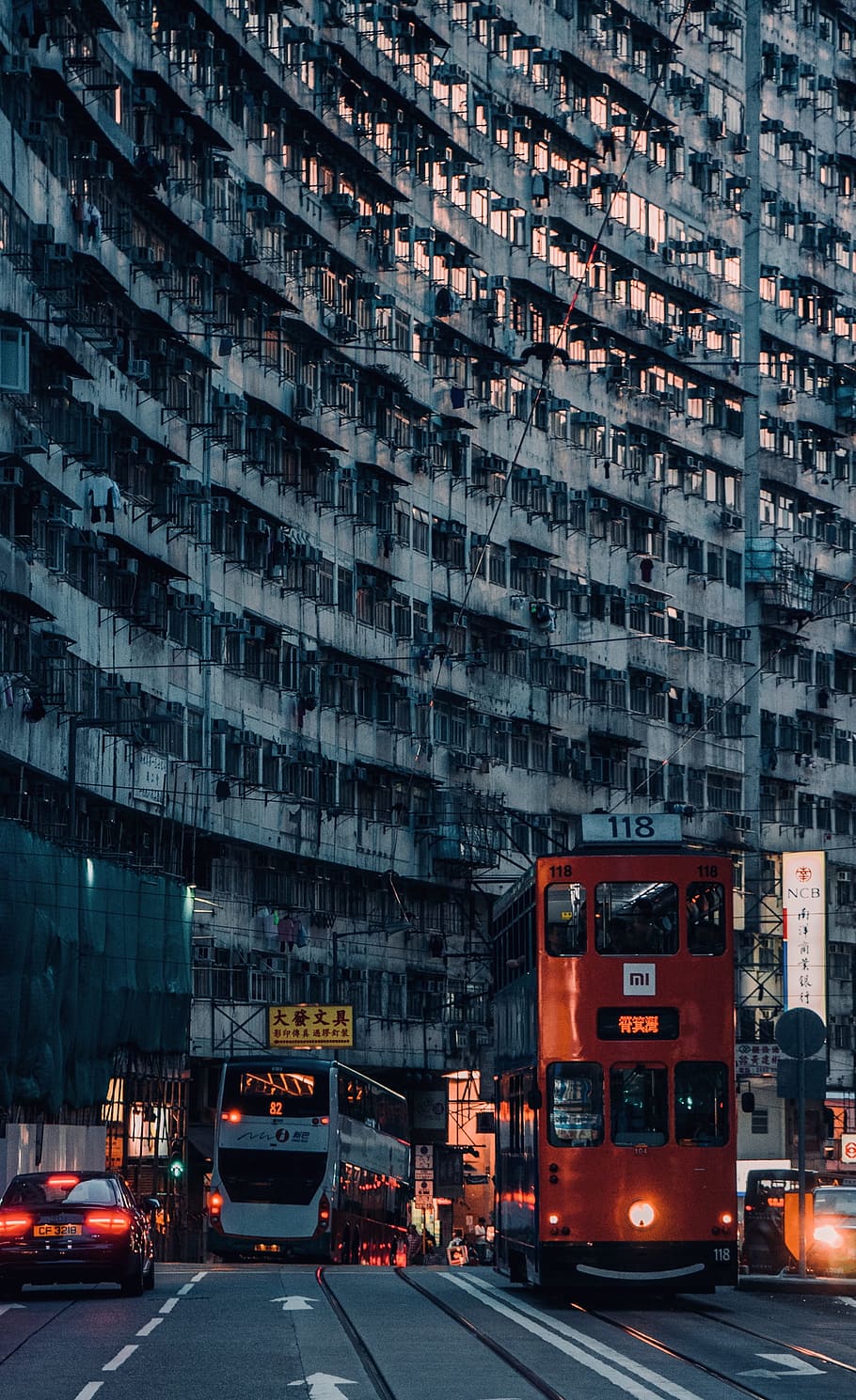 Hong Kong City Skyline Wallpaper 4K, Body of Water